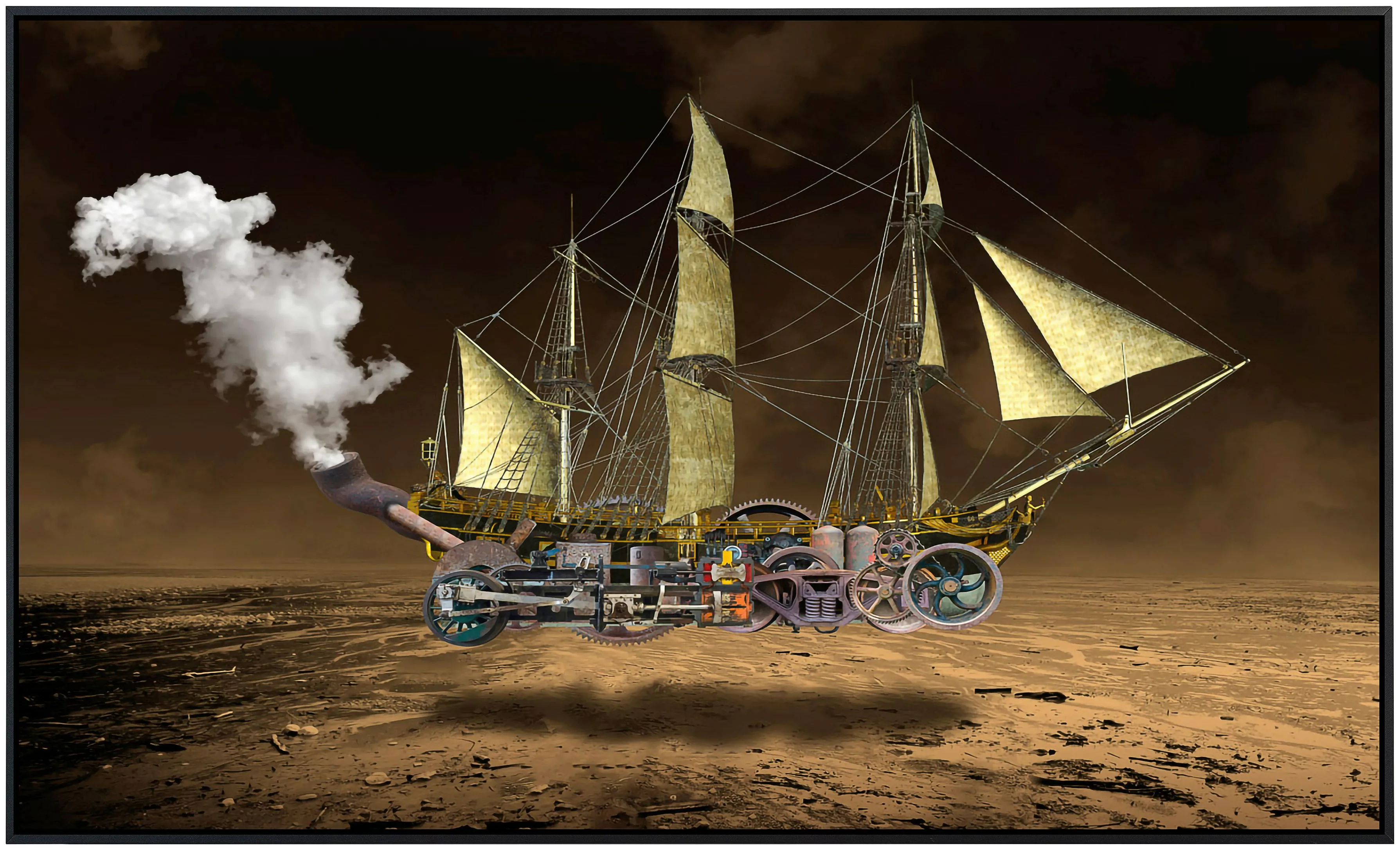 Papermoon Infrarotheizung »Steampunk Segelschiff« günstig online kaufen