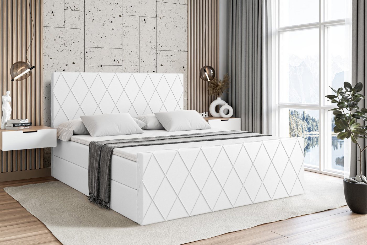 ALTDECOR Boxspringbett LEPARO-Z günstig online kaufen