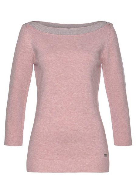 Laura Scott Strickpullover mit U-Boot Ausschnitt günstig online kaufen