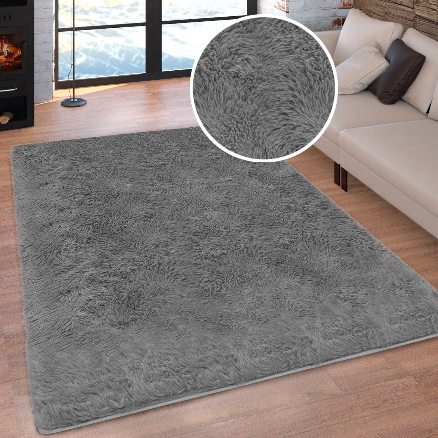 my home Hochflor-Teppich Silky, besonders weich günstig online kaufen