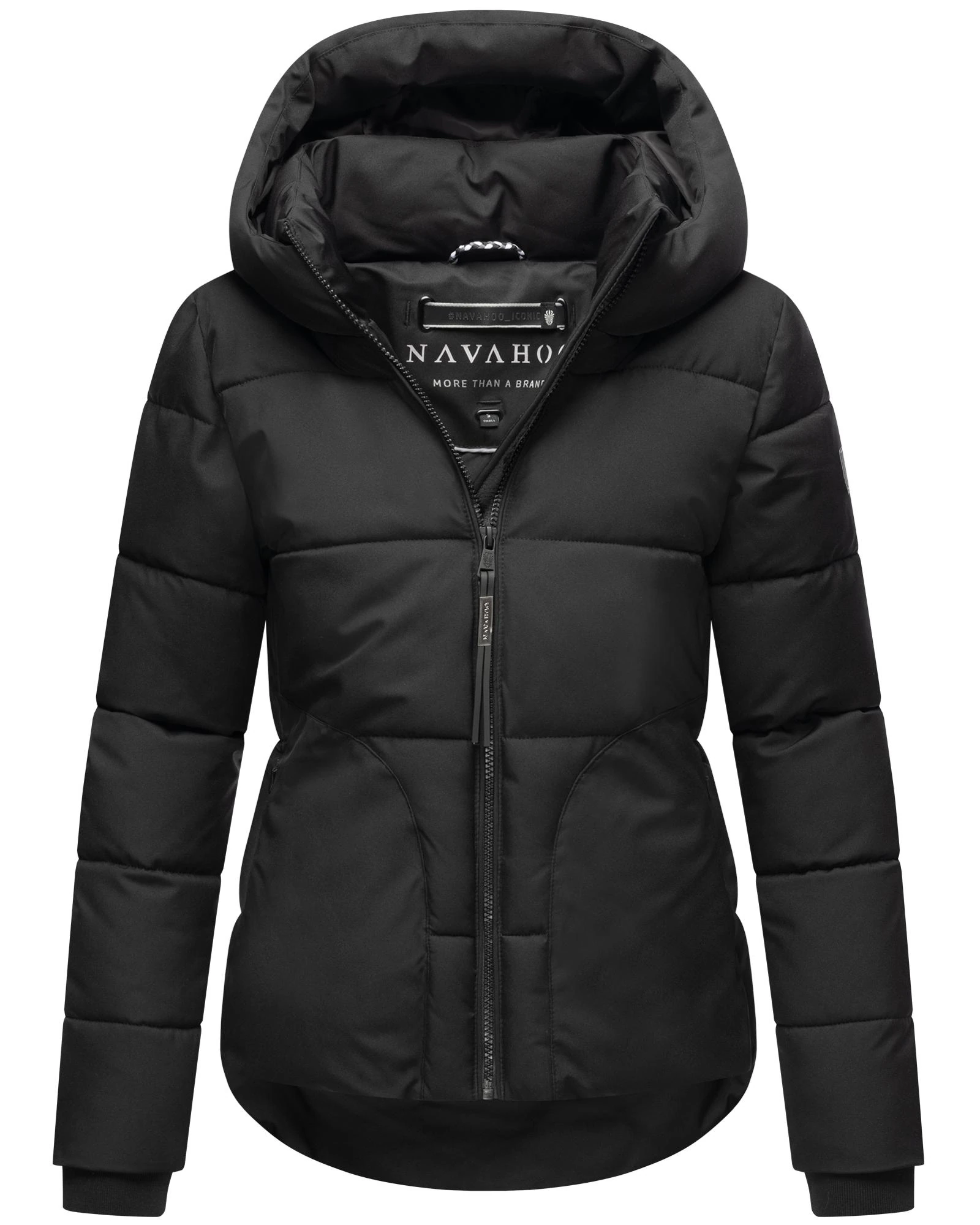 Navahoo Steppjacke "Lachperle XIV", mit Kapuze, Kurze gesteppte Damen Winte günstig online kaufen