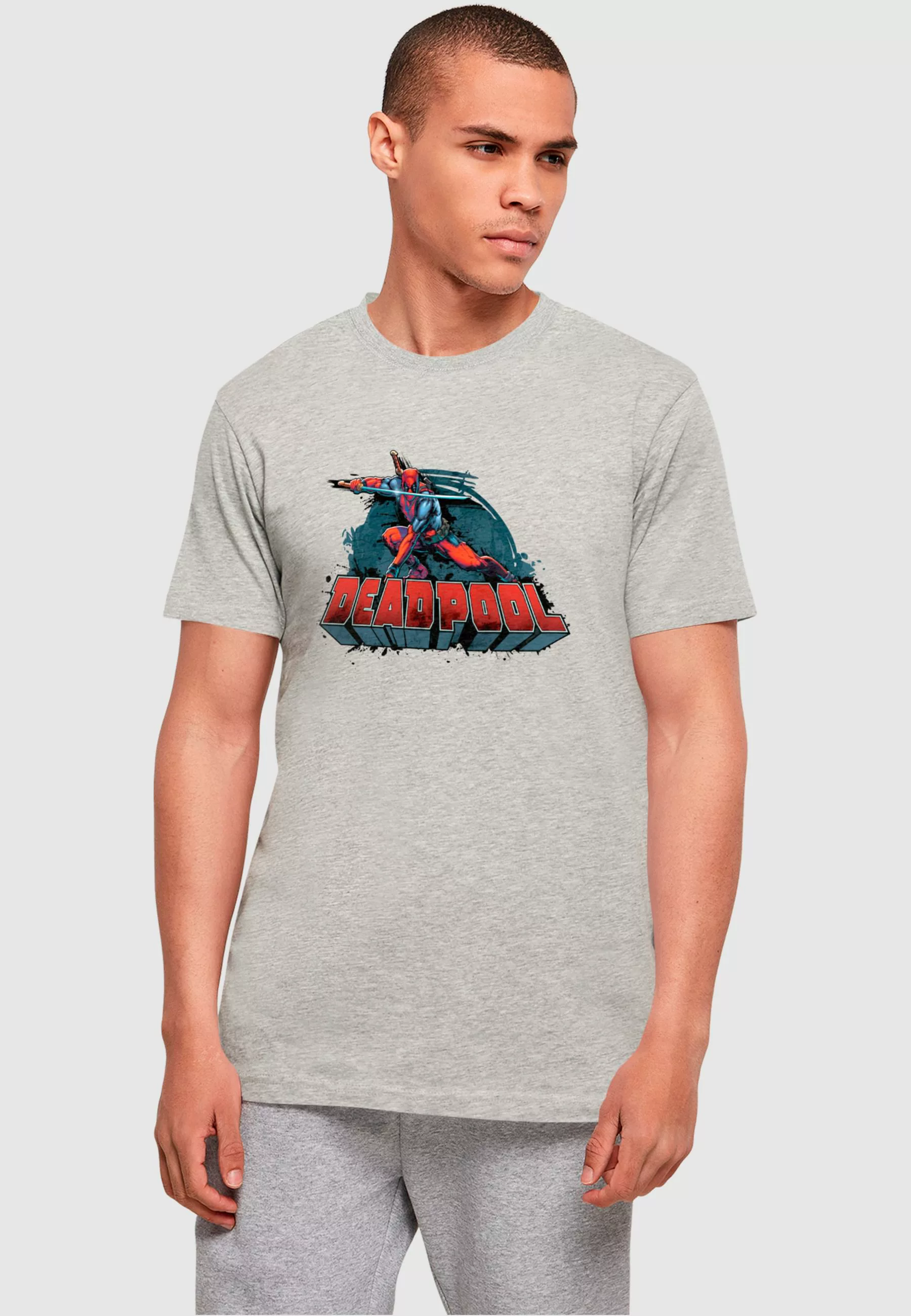 ABSOLUTE CULT T-Shirt "ABSOLUTE CULT Herren Deadpool - Sword Logo T-Shirt", günstig online kaufen