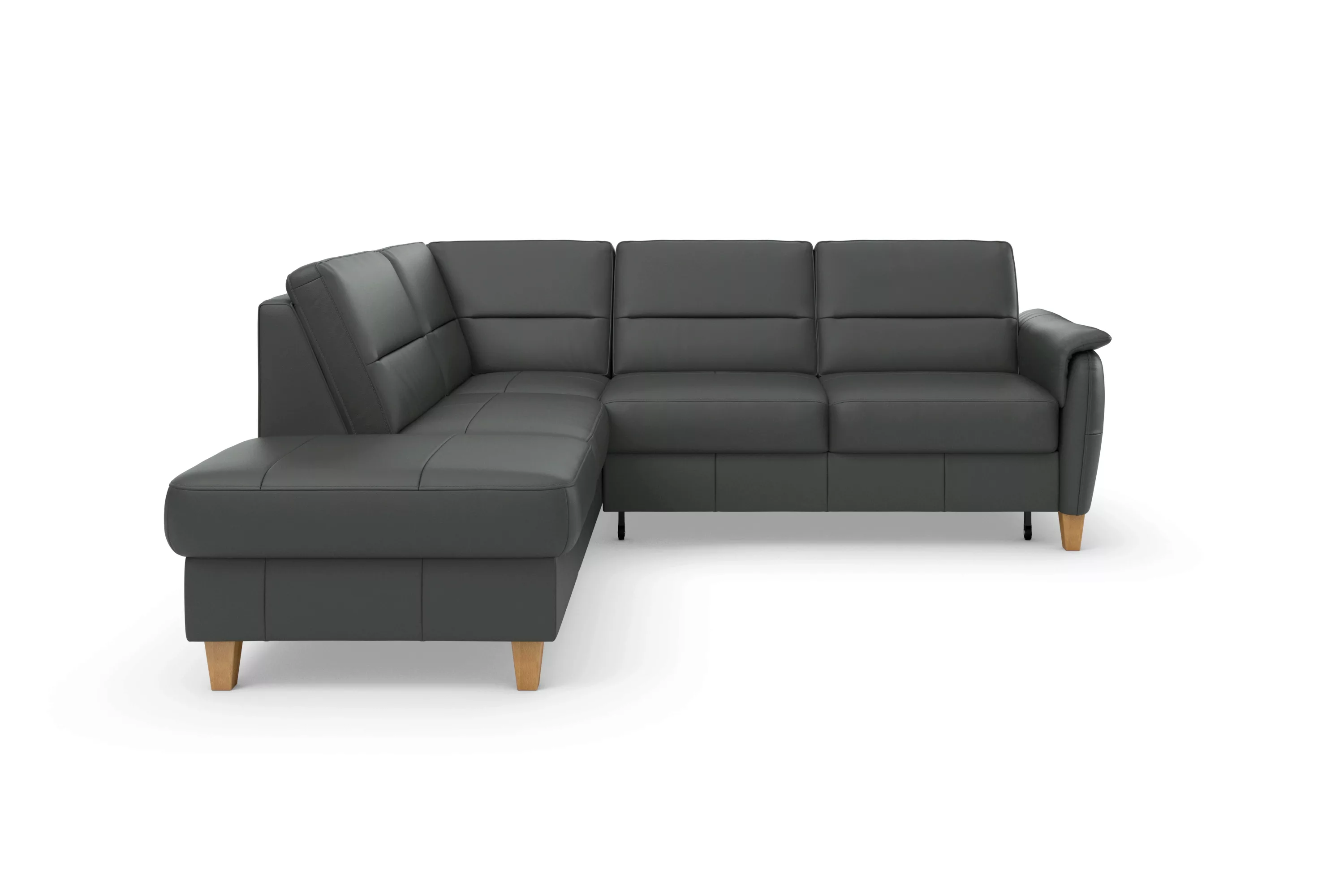 Home affaire Ecksofa »Palmera L-Form«, Federkern, wahlweise mit Bettfunktio günstig online kaufen