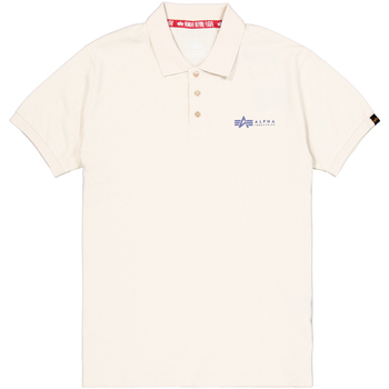 Alpha Industries  T-Shirts & Poloshirts Basic Polo SL - vintage white günstig online kaufen