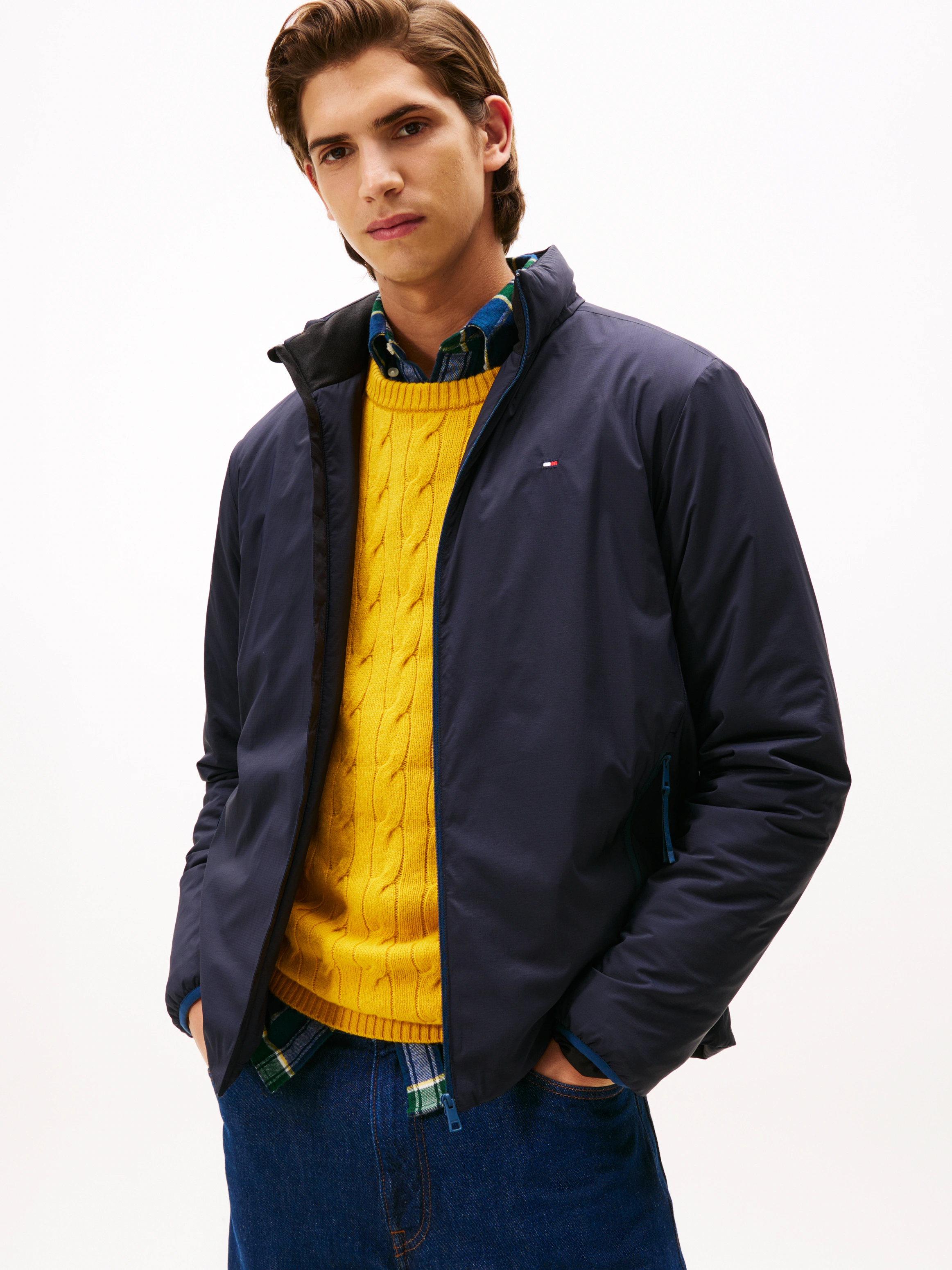 Tommy Hilfiger Blouson "LIGHTWEIGHT", Freizeitjacke, Übergangsjacke mit Ste günstig online kaufen