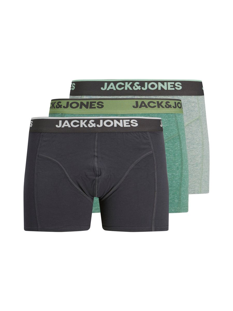 Jack & Jones 3-er Set Trunks Grün & Anthrazit günstig online kaufen
