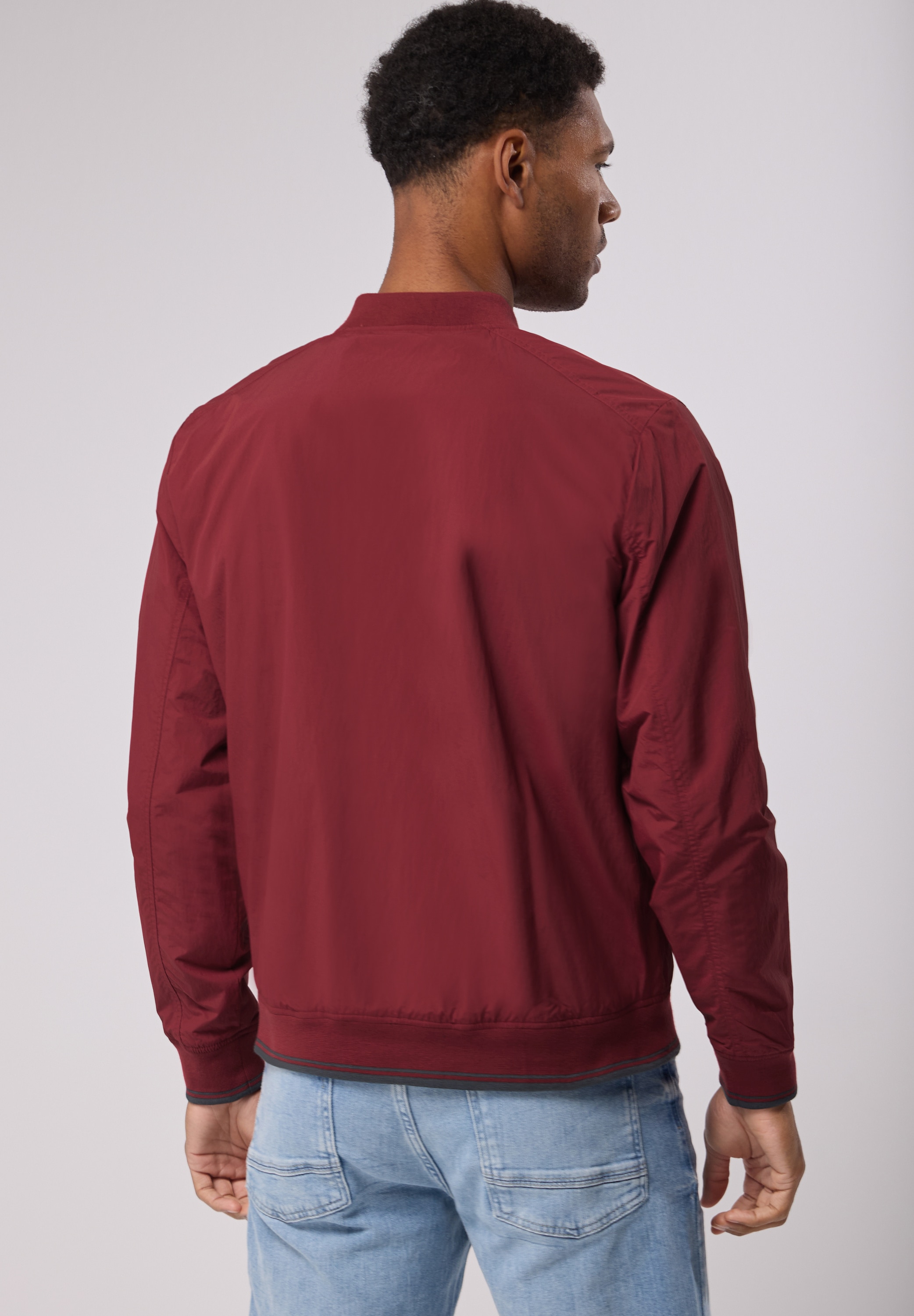 STREET ONE MEN Blouson, ohne Kapuze, mit Stehkragen günstig online kaufen