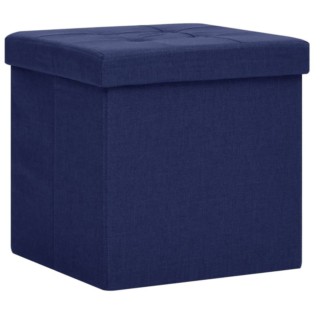 vidaXL Hocker Hocker mit Stauraum Blau günstig online kaufen