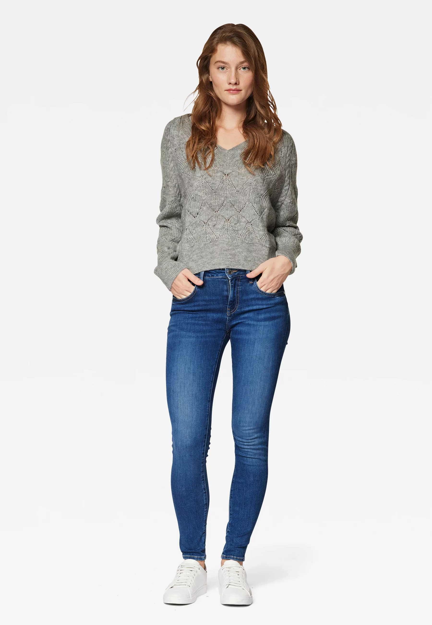 Mavi V-Ausschnitt-Pullover "V-NECK SWEATER", V-Neck Pullover günstig online kaufen