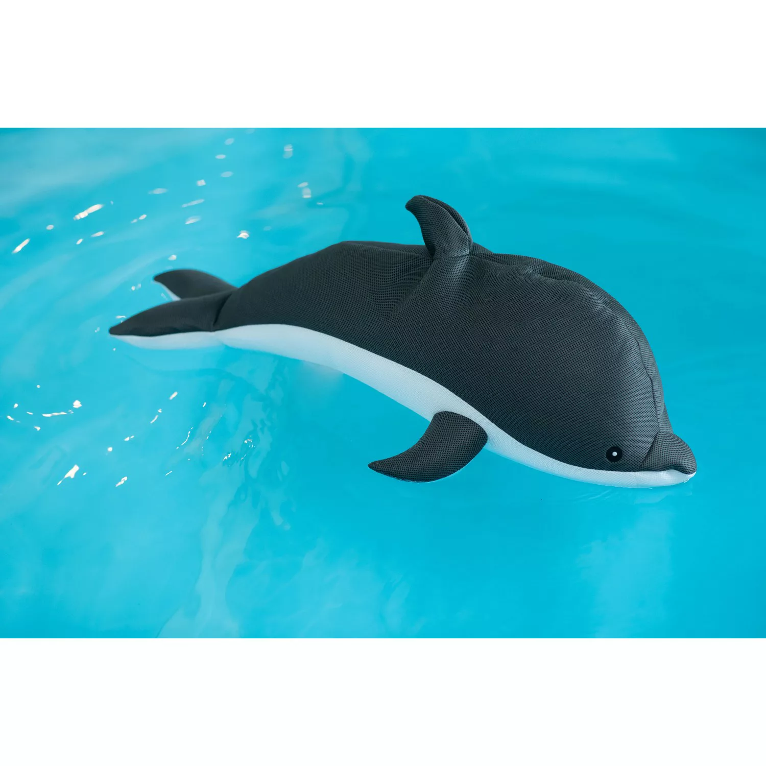 Westmann Sitzsack Schwimmtier Delfin grau Polyester B/H/T: ca. 102x36x40 cm günstig online kaufen
