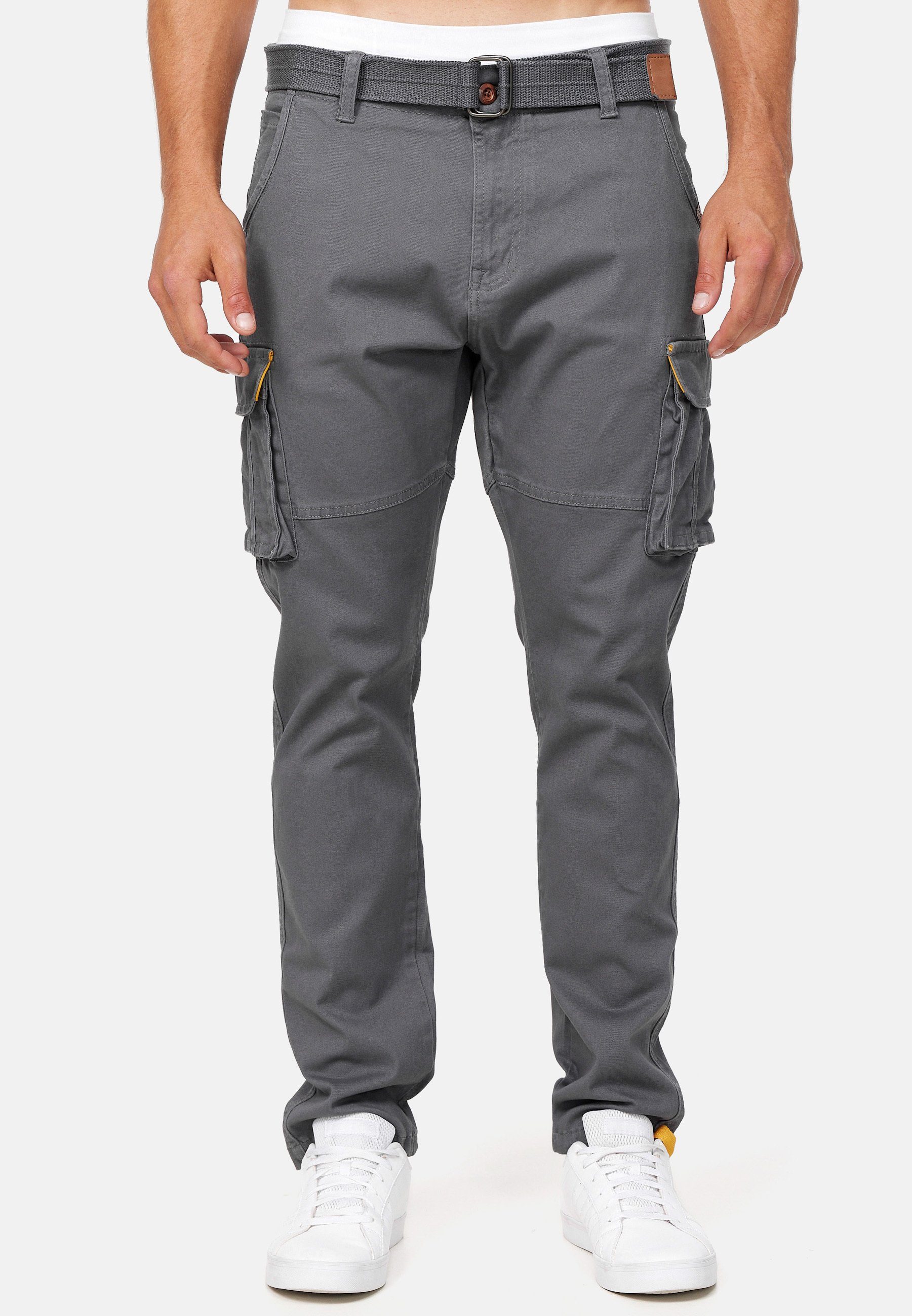 Indicode Cargohose Mathen aus elastischer Baumwoll-Qualität, günstig online kaufen