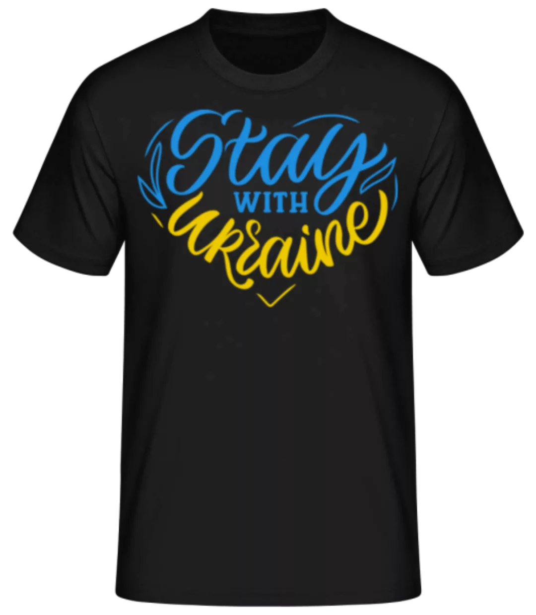 Stay With Ukraine · Männer Basic T-Shirt günstig online kaufen