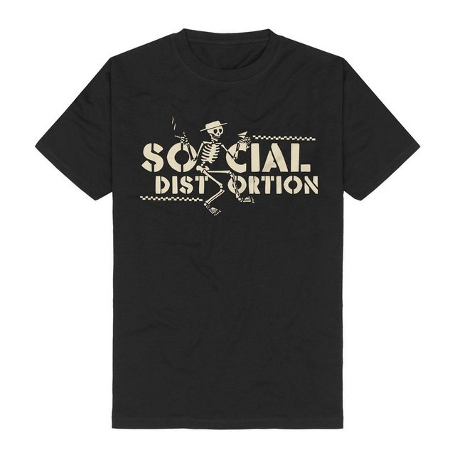 Social Distortion T-Shirt Checkered Skellie günstig online kaufen