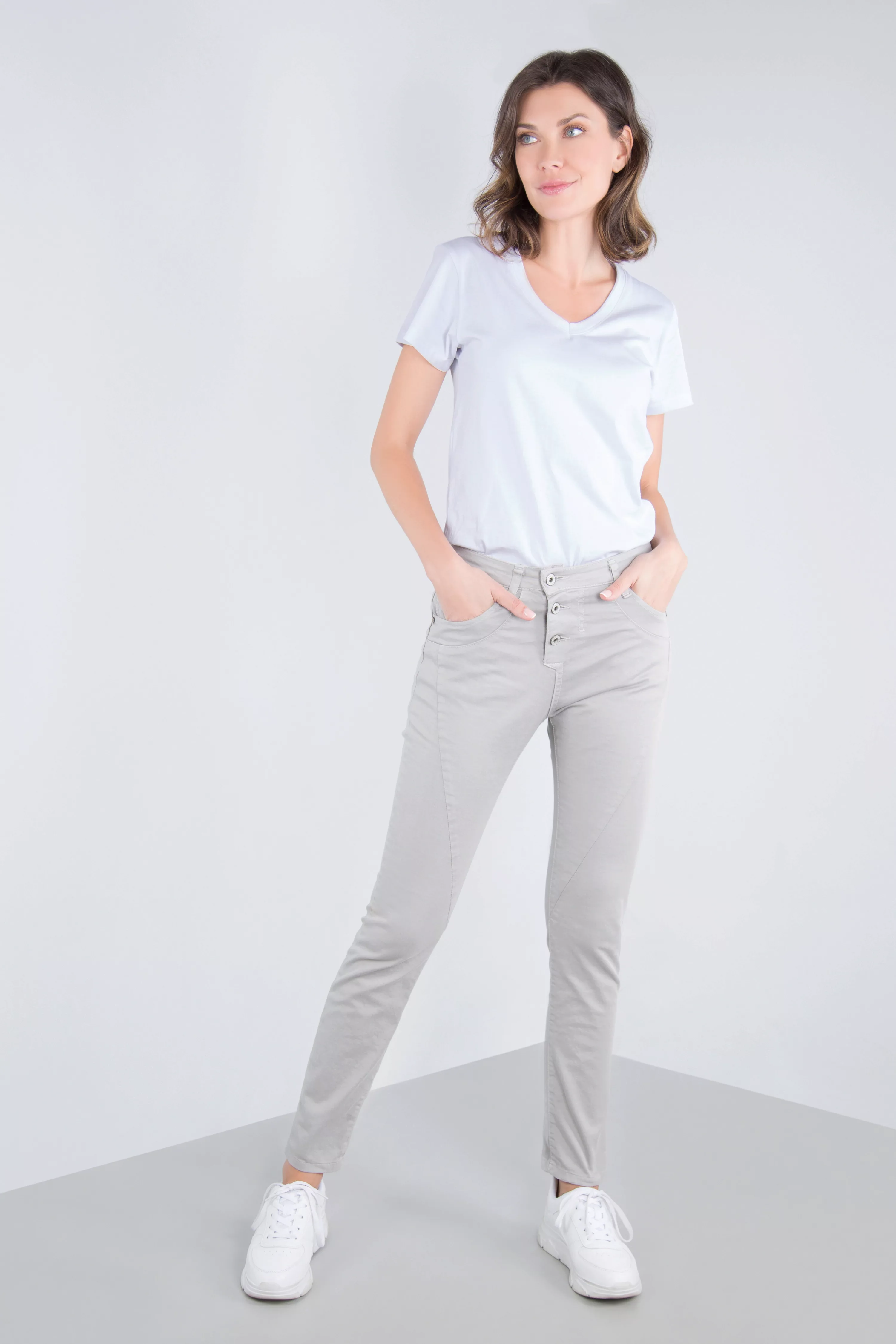 Please Jeans 5-Pocket-Jeans P78A Crinkle Optik günstig online kaufen