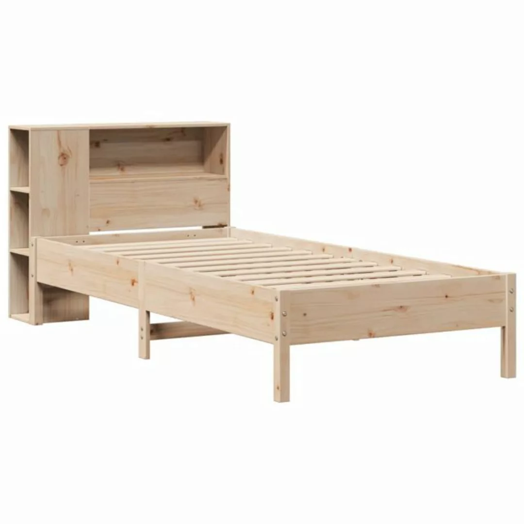 vidaXL Bett Bücherregalbett ohne Matratze 75x190 cm Massivholz Kiefer günstig online kaufen