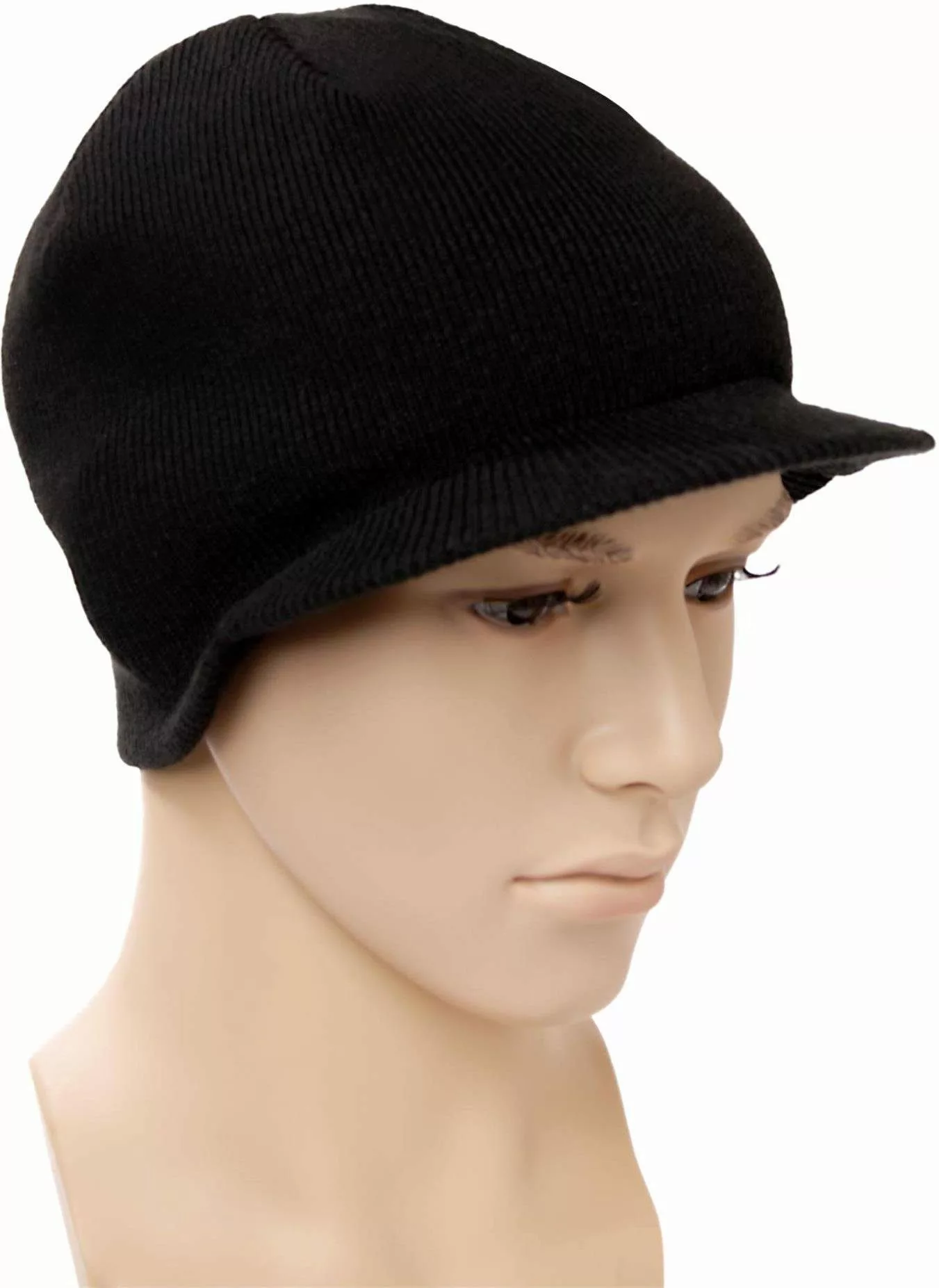normani Strickmütze Strickmütze mit Schild Unisex günstig online kaufen