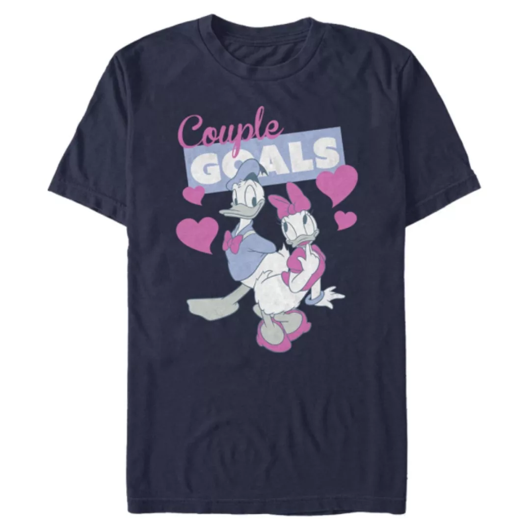 Disney Classics - Micky Maus - Donald & Daisy Couple Goals - Männer T-Shirt günstig online kaufen