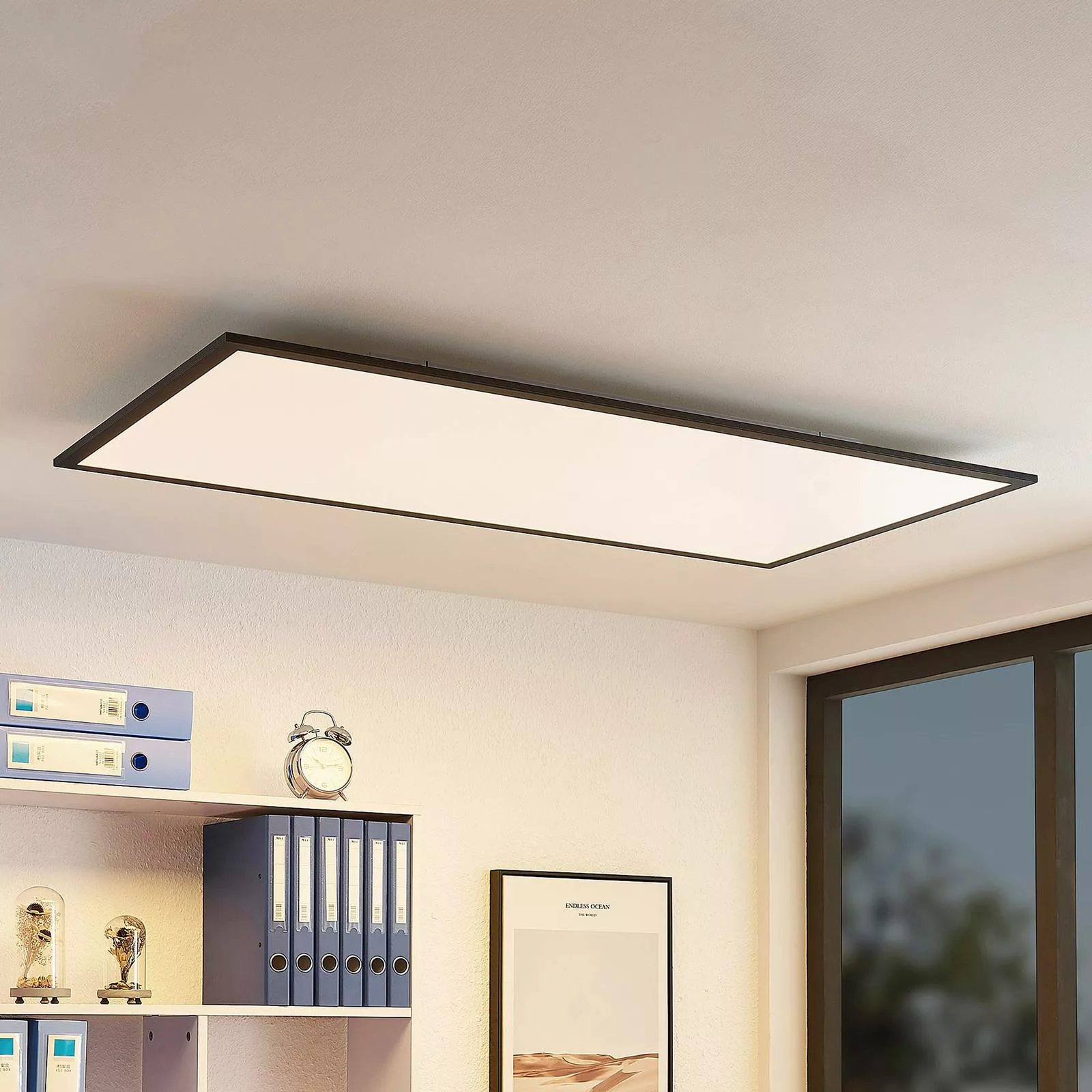 Lindby Nelios LED-Deckenlampe, 4000K 120 x 60 cm günstig online kaufen