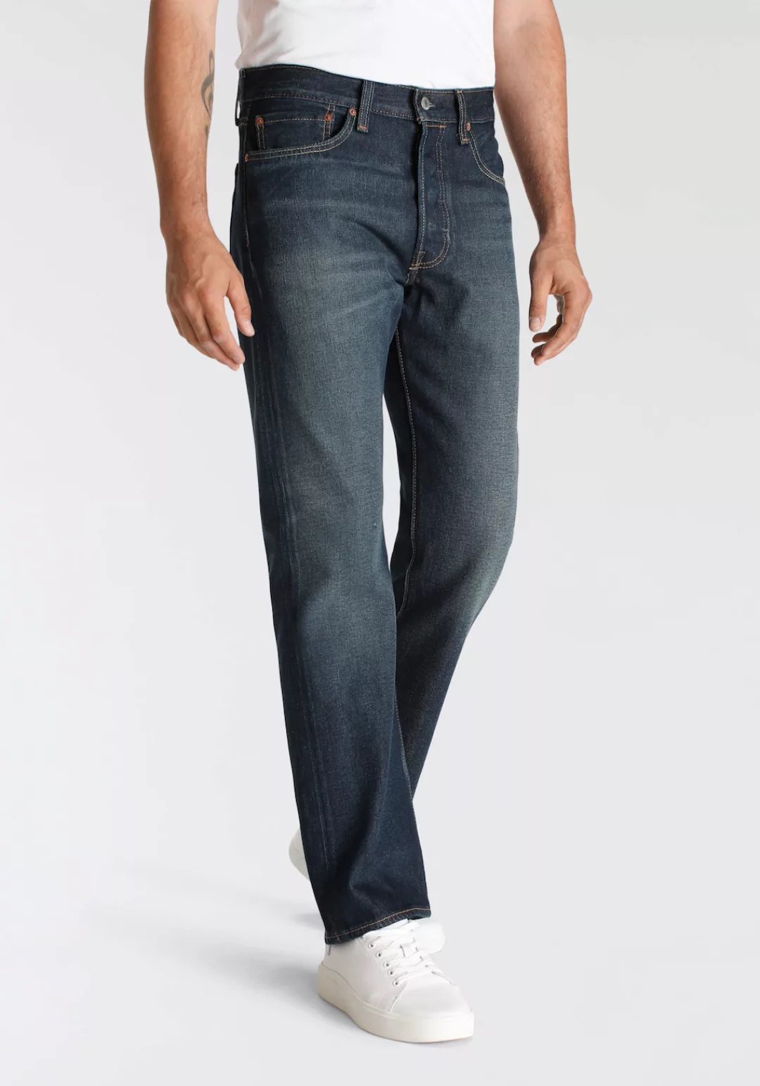 Levi's® Straight-Jeans 501 LEVI'S ORIGINAL mit Markenlabel günstig online kaufen