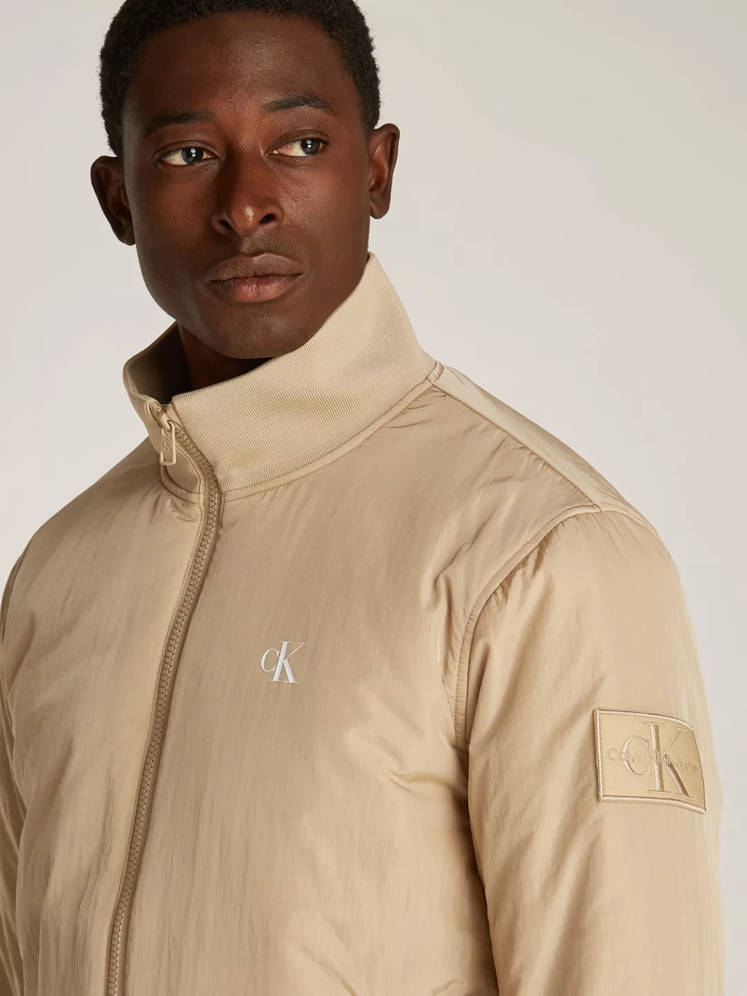 Calvin Klein Jeans Blouson "PADDED HARRINGTON", mit Logoprägung günstig online kaufen