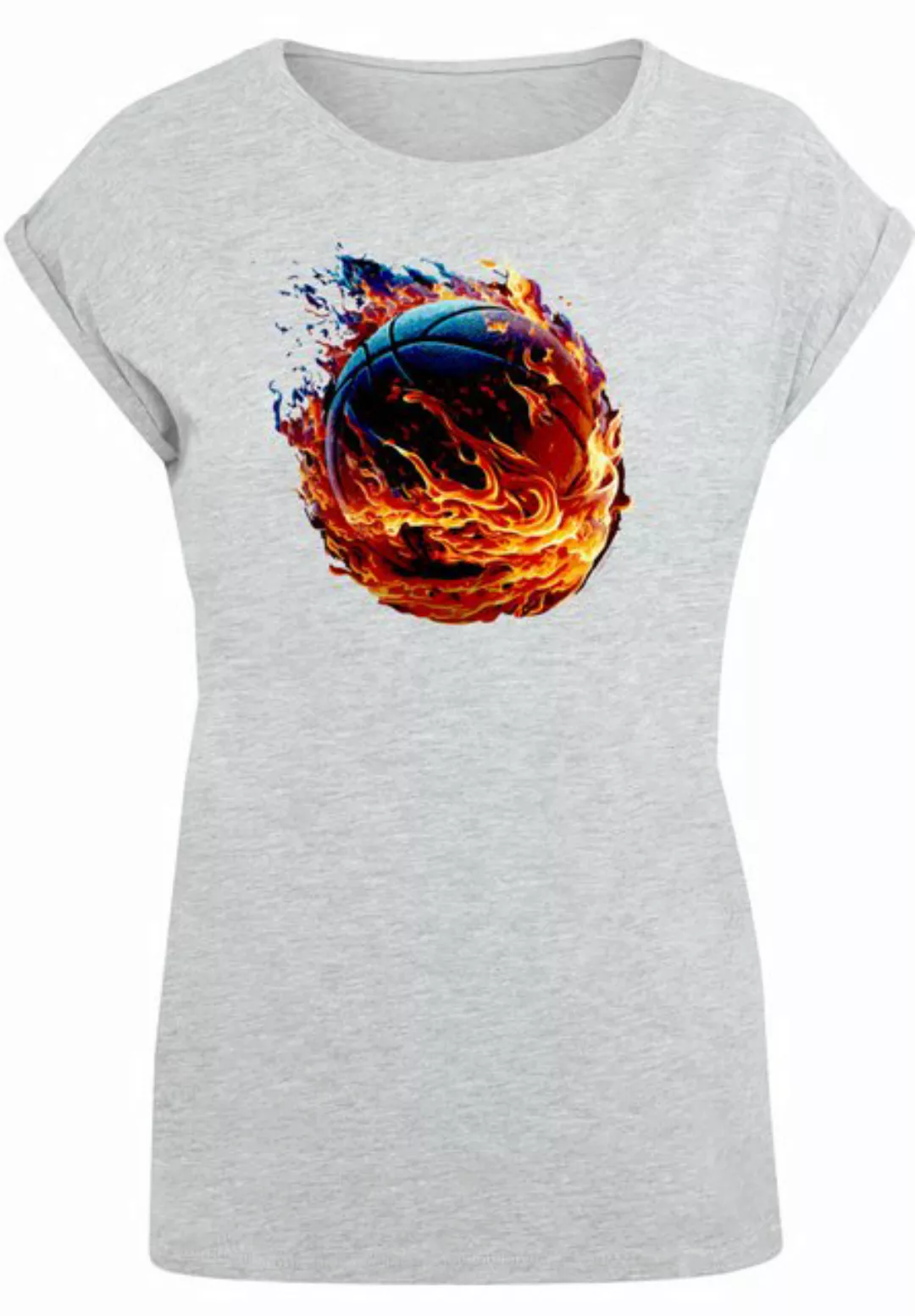 F4NT4STIC T-Shirt Basketball On Fire Sport SHORT SLEEVE Print günstig online kaufen