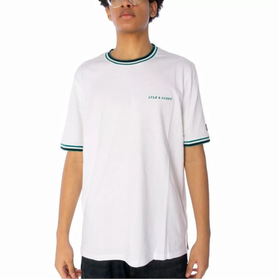 Lyle & Scott T-Shirt T-Shirt Lyle & Scott Embroidered Tipped, G L, F white günstig online kaufen