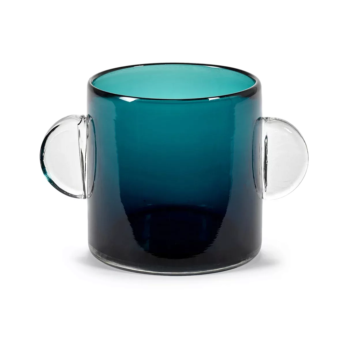 Wind & Fire Vase mit Henkel 13cm Dark blue günstig online kaufen