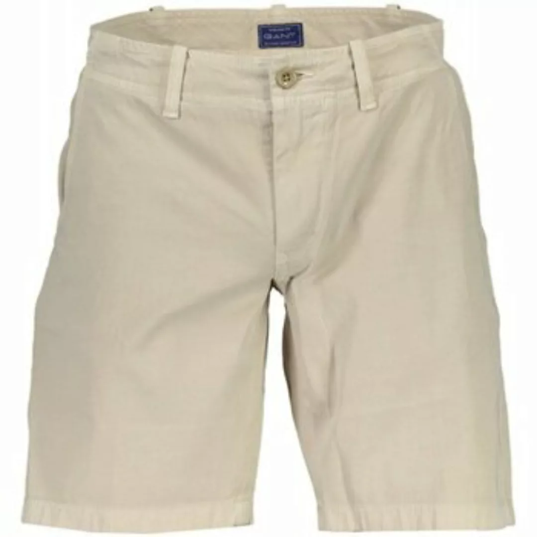 Gant 5-Pocket-Hose Beige Herren-Bermuda-Shorts aus Bio-Baumwolle mit 4 Tasc günstig online kaufen