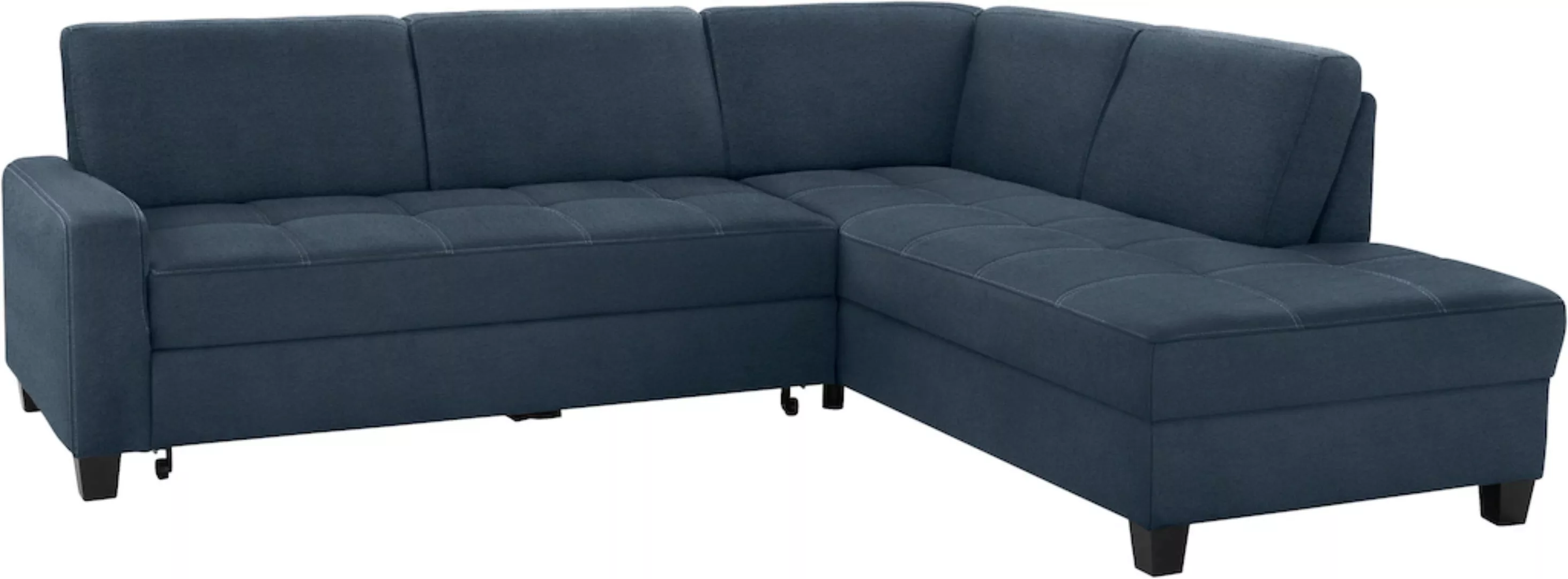 DOMO collection Ecksofa "Florentina L-Form", wahlweise mit Bettfunktion, mi günstig online kaufen