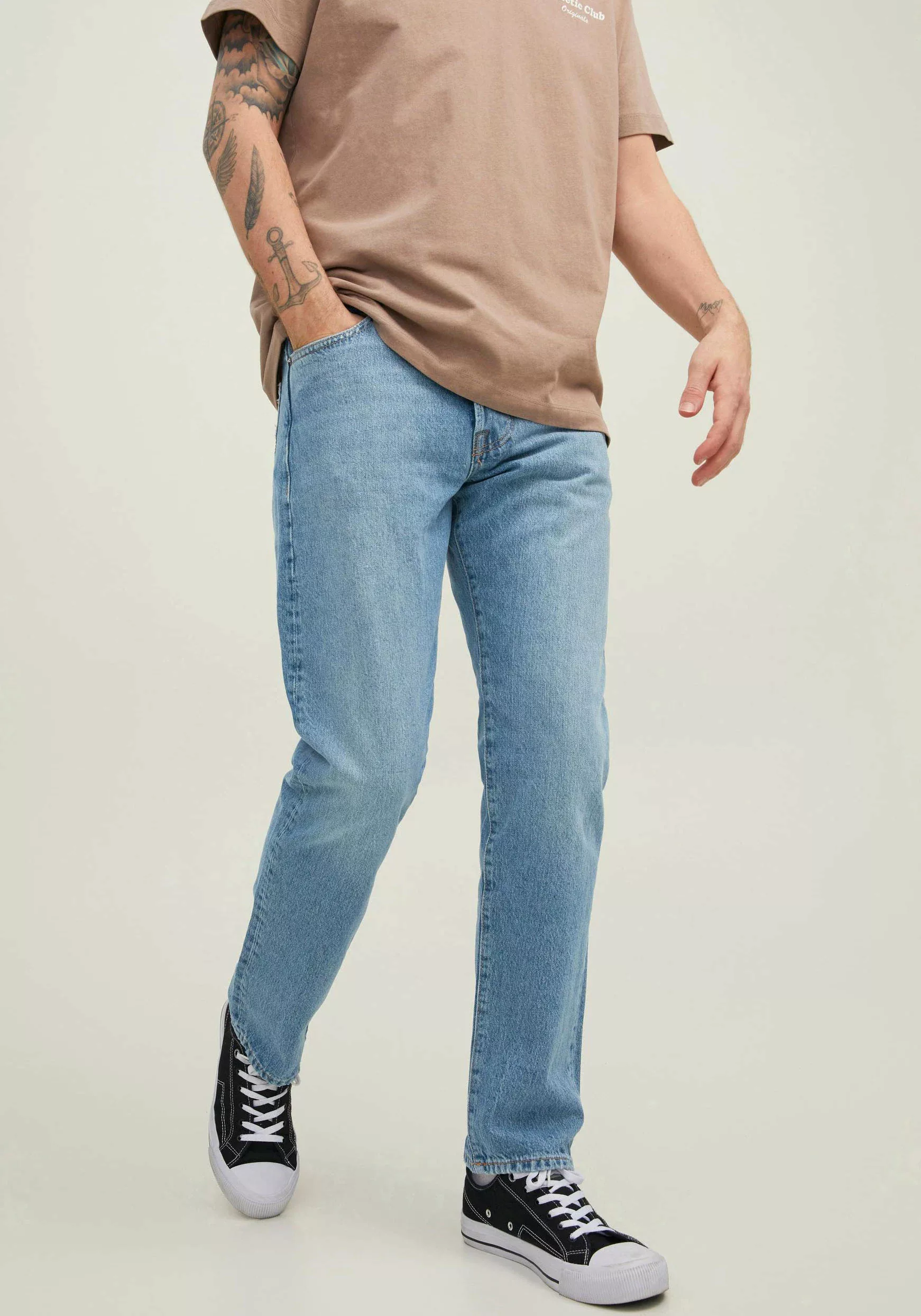 Jack & Jones Herren Jeans JJICHRIS JJCOOPER JOS 890 - Relaxed Fit - Blau - günstig online kaufen