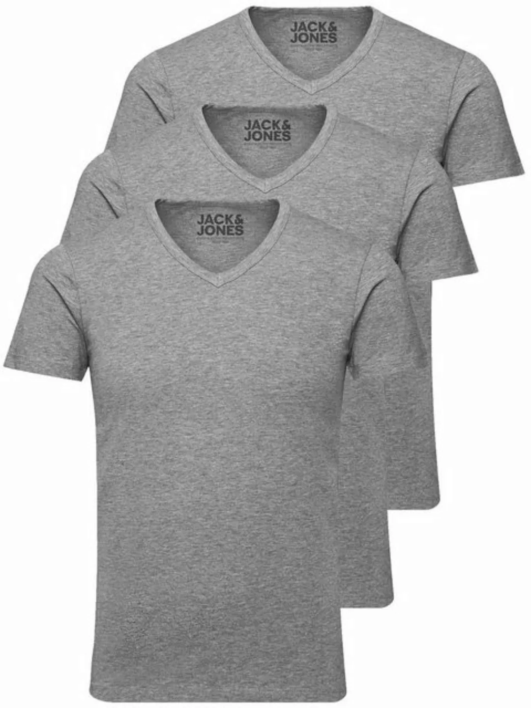 Jack & Jones T-Shirt Basic V-Neck (3-tlg., 3er Pack) etwas länger geschnitt günstig online kaufen