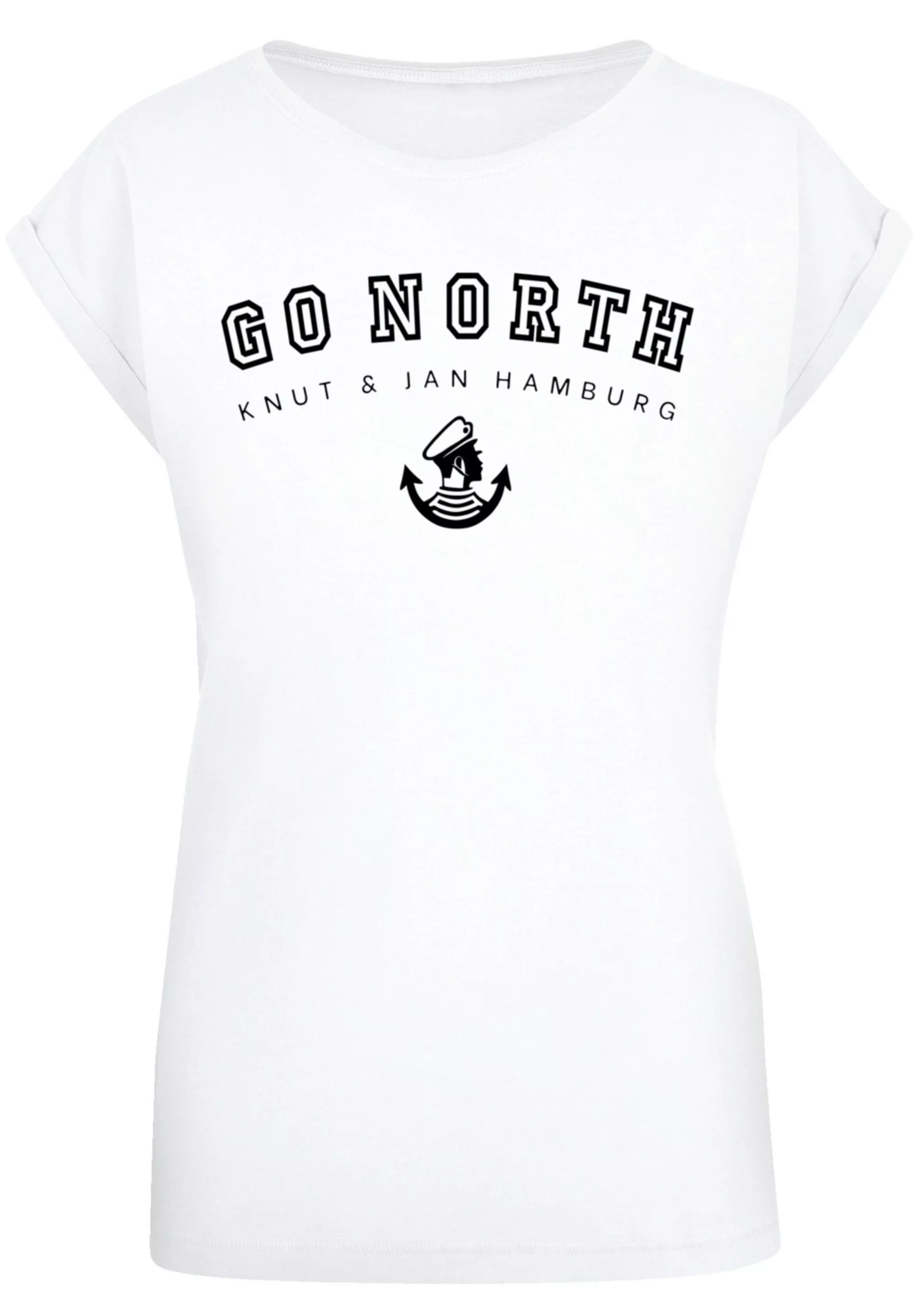 F4NT4STIC T-Shirt "Go North Knut & Jan Hamburg", Print günstig online kaufen