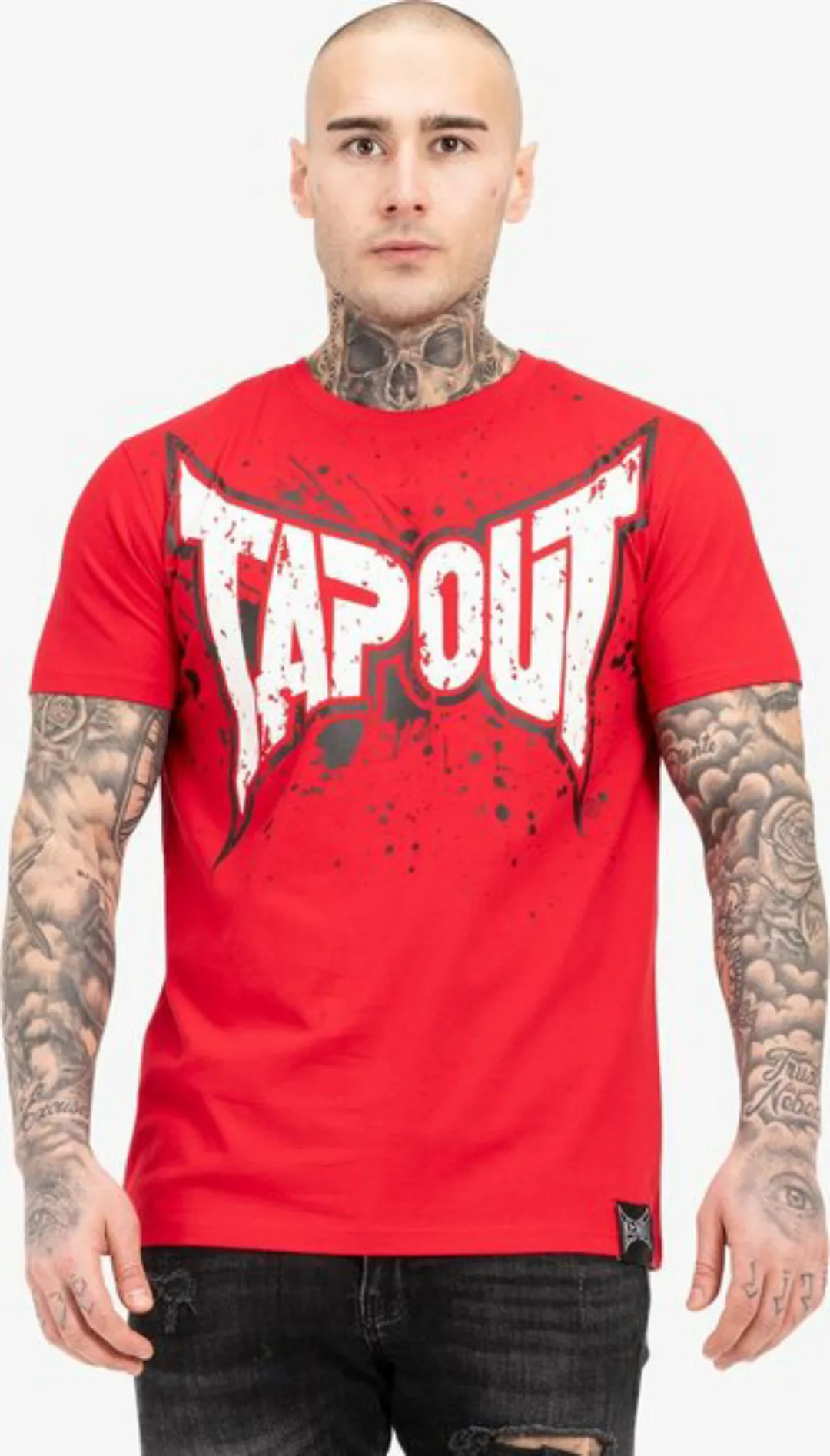 TAPOUT T-Shirt Splashing T-Shirt normale Passform günstig online kaufen