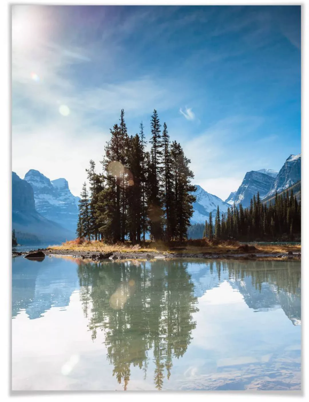 Wall-Art Poster "Jasper Nationalpark Kanada", Kanada, (1 St.), Poster ohne günstig online kaufen