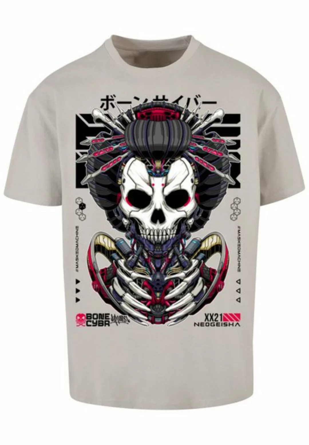 F4NT4STIC T-Shirt "Bone Cyber CYBERPUNK STYLES", Print günstig online kaufen