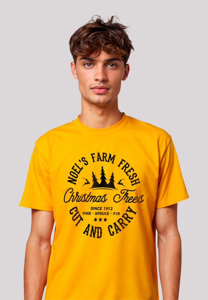 F4NT4STIC T-Shirt Weihnachts Trees Farm Retro Sign Premium Qualität günstig online kaufen