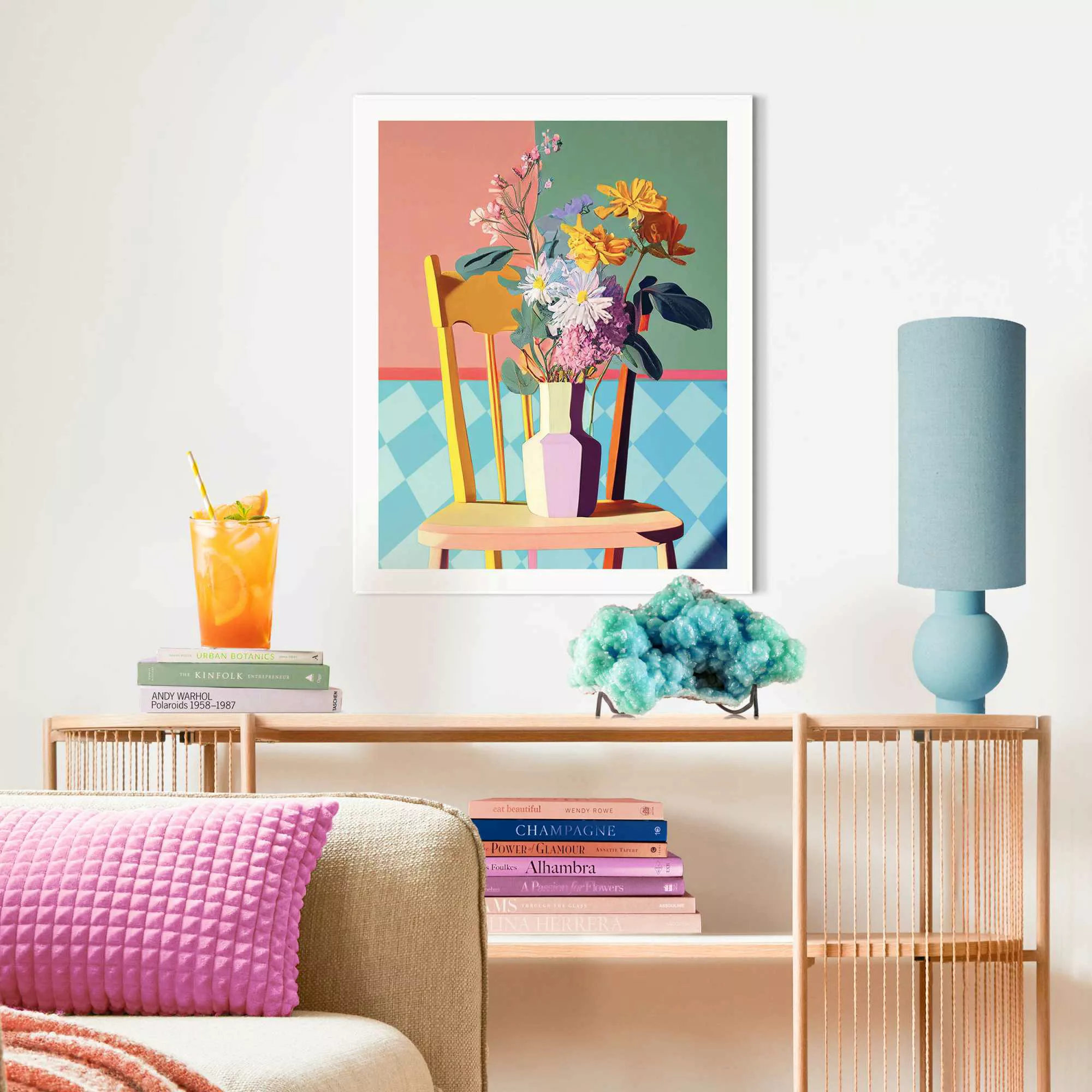 Reinders! Wandbild »Floral Chair« günstig online kaufen