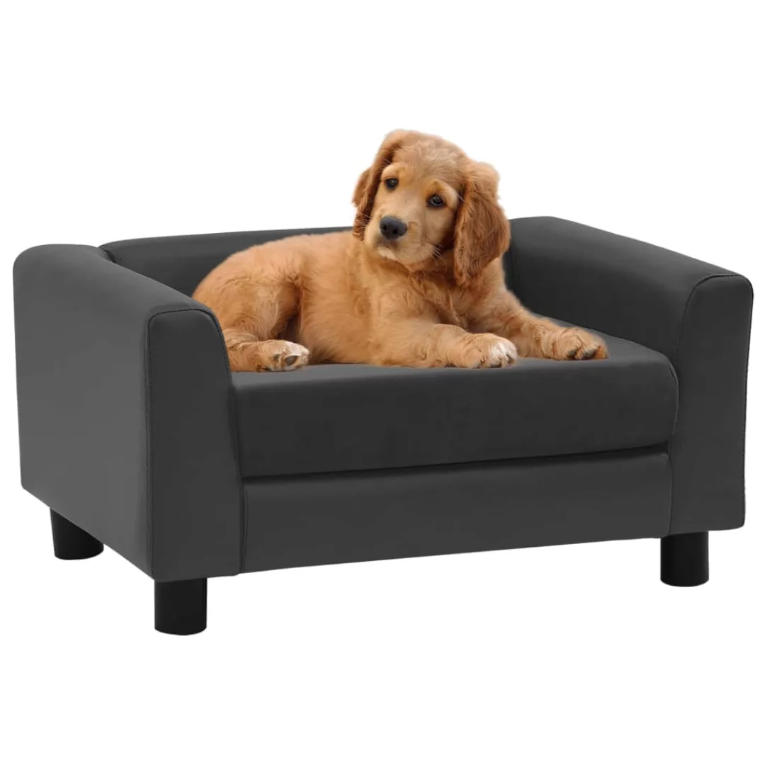 Hundesofa Schaumstoffkissen 60x43x30 Cm Plüsch & Kunstleder günstig online kaufen