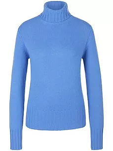 Pullover aus 100% Premium-Kaschmir Peter Hahn Cashmere blau günstig online kaufen