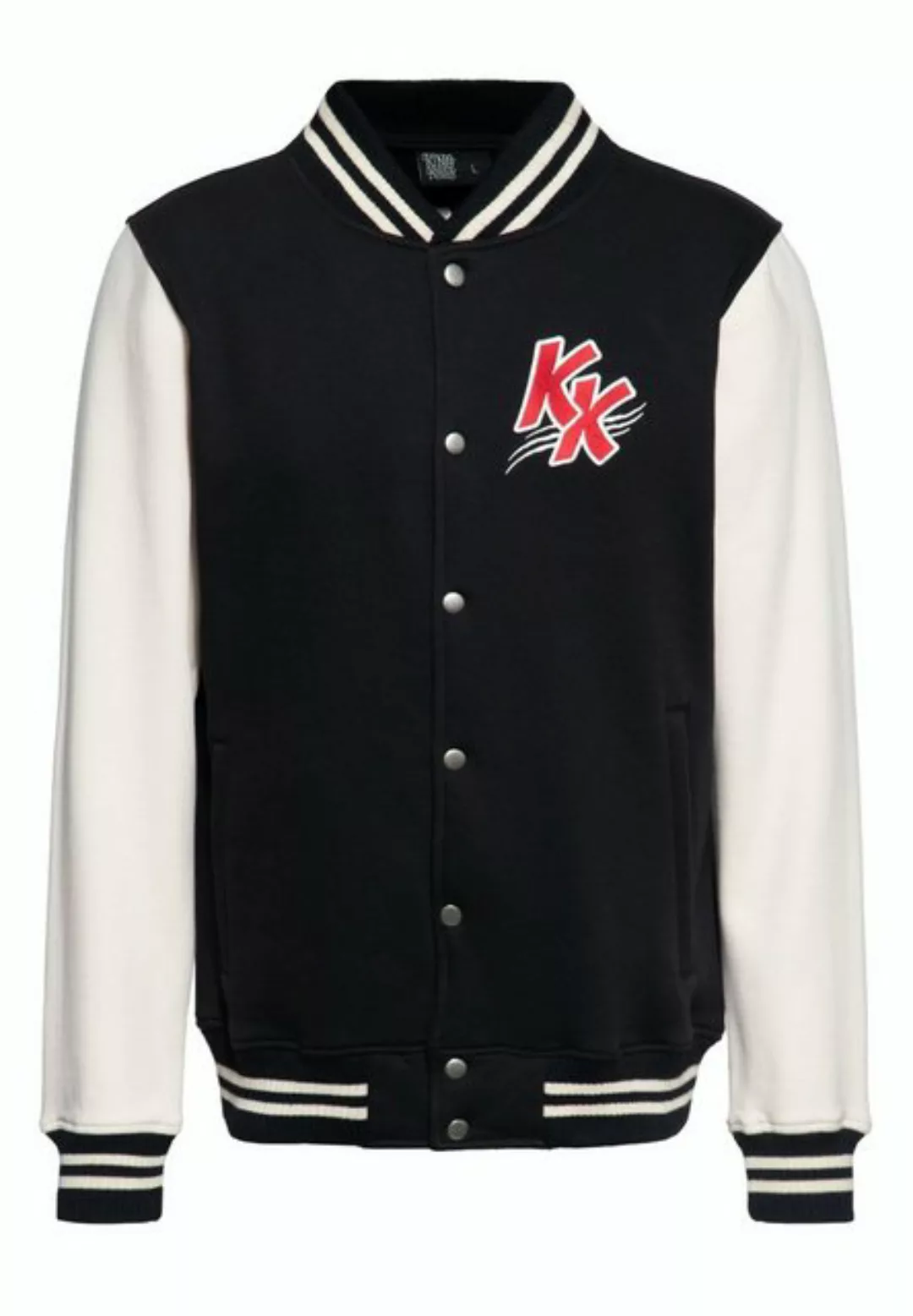 KingKerosin Collegejacke Street Rebel (1-St) mit plakativer vintage Sticker günstig online kaufen