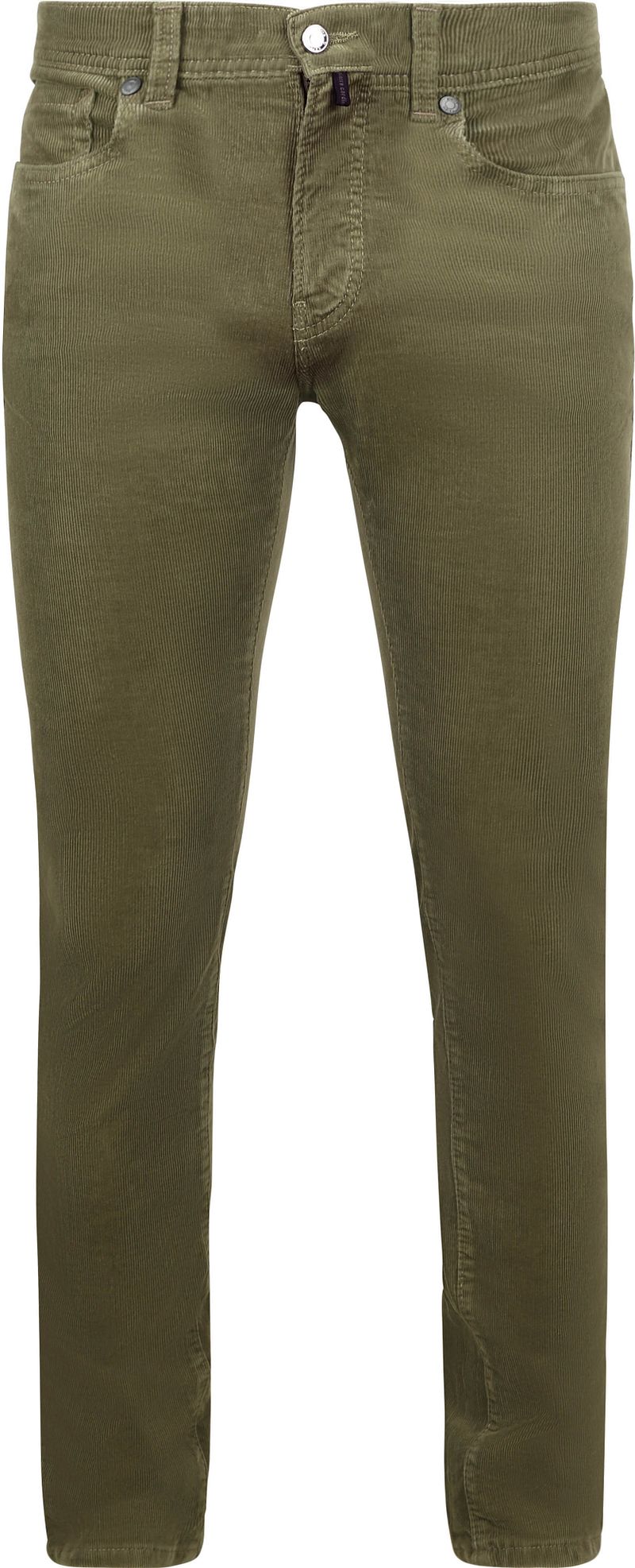 Pierre Cardin Trousers Lyon Corduroy Olive - Größe W 32 - L 30 günstig online kaufen