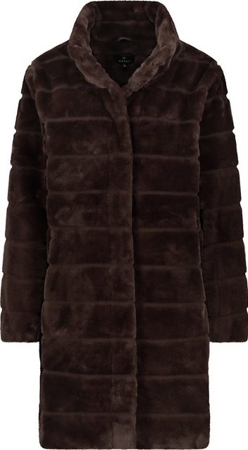 Monari Outdoorjacke Fake-Fur-Mantel espresso günstig online kaufen