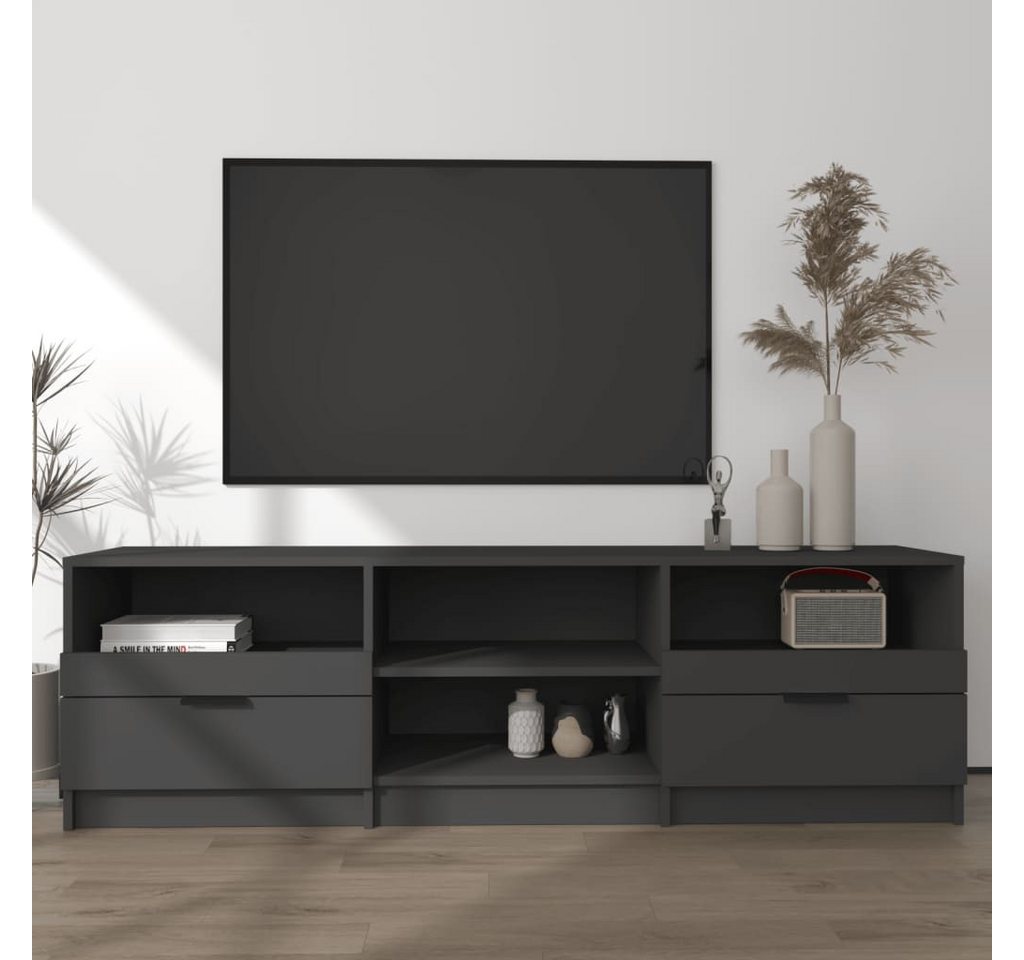 vidaXL TV-Schrank TV-Schrank Schwarz 150x33,5x45 cm Spanplatte Lowboard günstig online kaufen