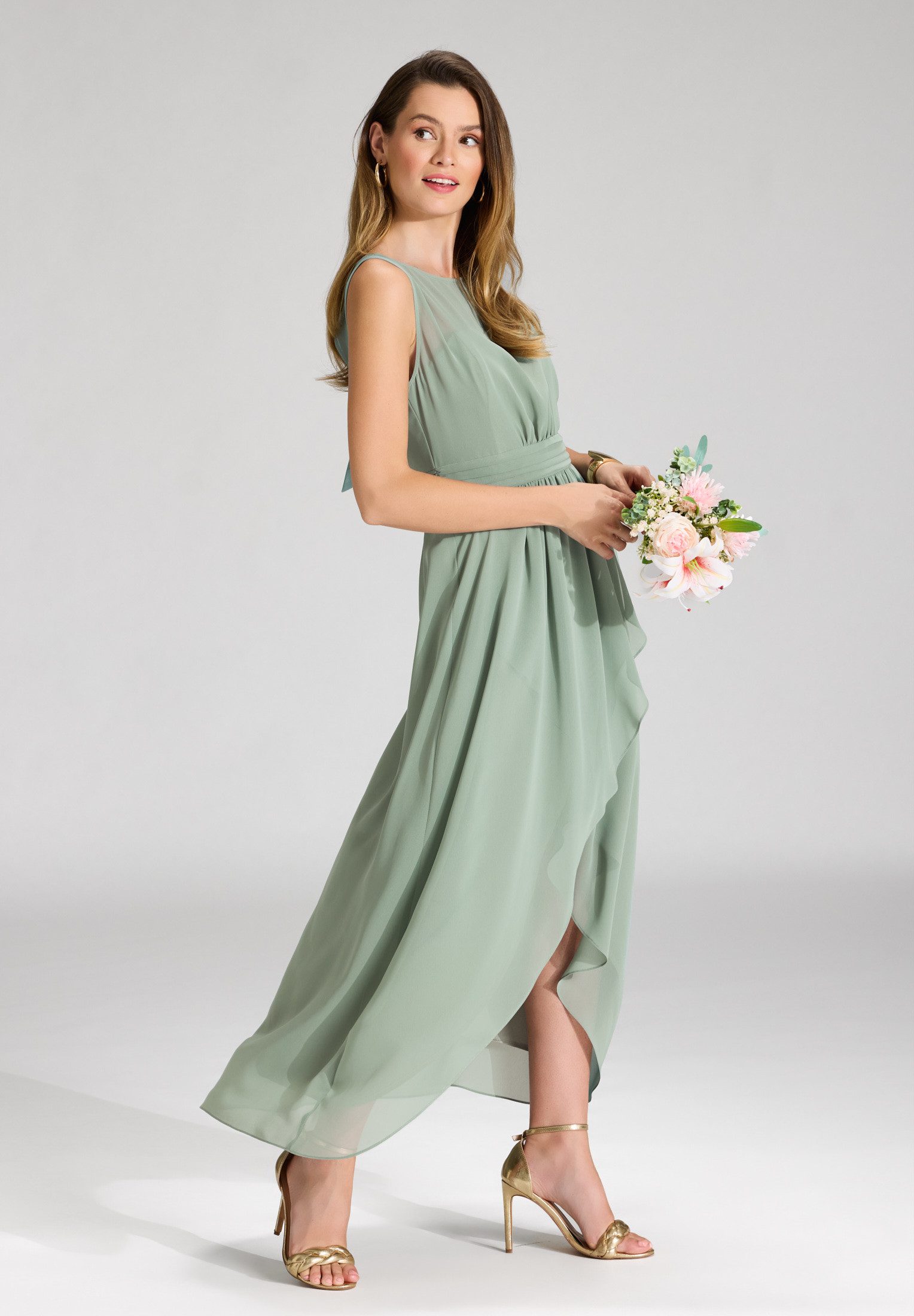 SWING Abendkleid Taillierter Schnitt mit ausgestelltem günstig online kaufen