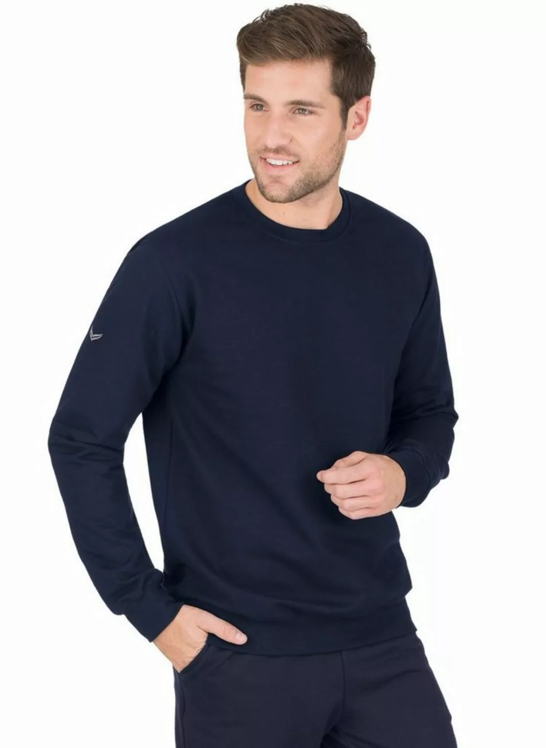 Trigema Sweatshirt "TRIGEMA Sweatshirt aus Biobaumwolle" günstig online kaufen