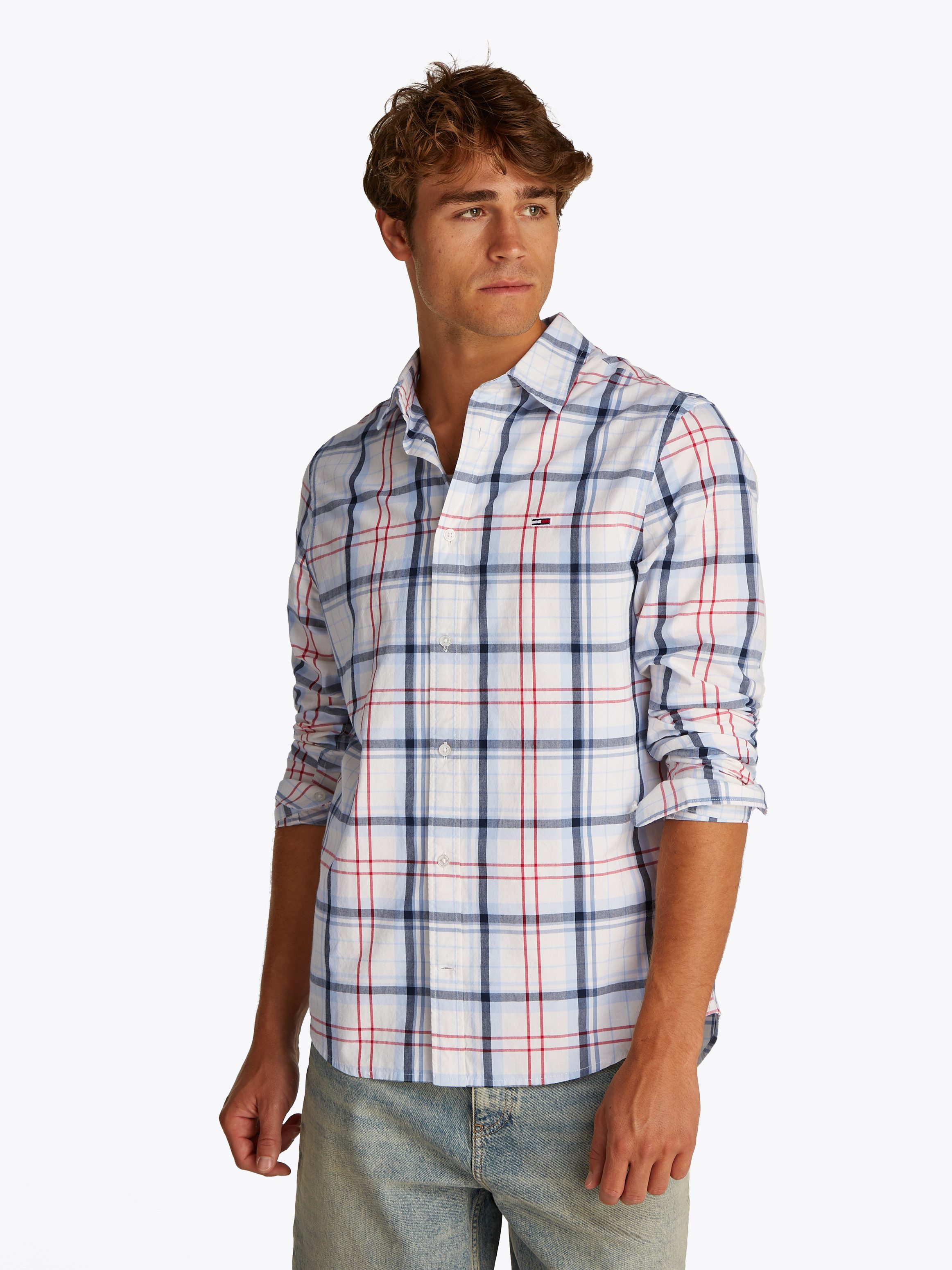Tommy Jeans Langarmhemd TJM REG POPLIN günstig online kaufen