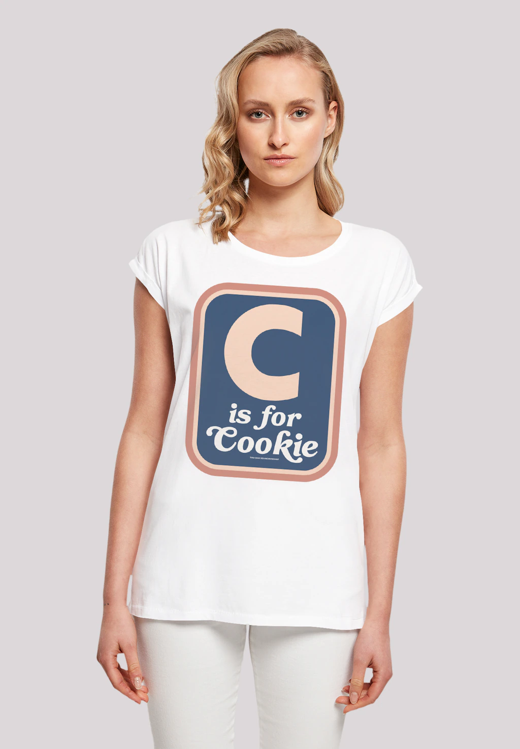 F4NT4STIC T-Shirt "Sesamstraße C is for Cookie", Premium Qualität, Weihnach günstig online kaufen