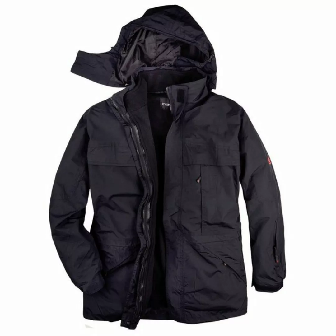 ABRAXAS Funktionsjacke Übergrößen 3-in-1 Funktionsjacke schwarz Marc&Mark b günstig online kaufen