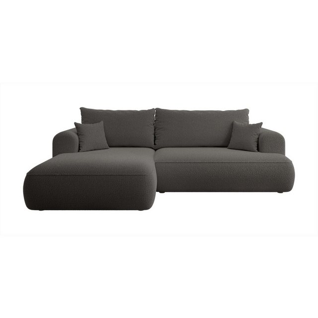 Selsey Ecksofa OVO, Schlaffunktion 142x210 cm, Bettkasten, Boucle-Bezug günstig online kaufen