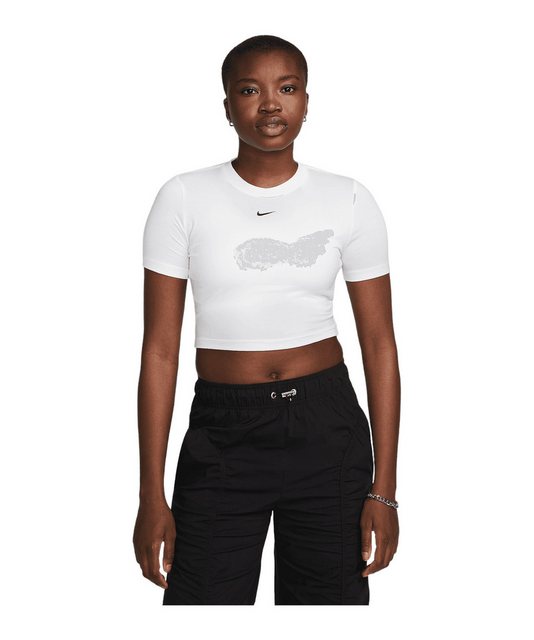 Nike Sportswear T-Shirt Essential SLM Crop T-Shirt Damen default günstig online kaufen